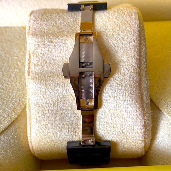 Ladies Pewter Fossil Stainless steel analog watch